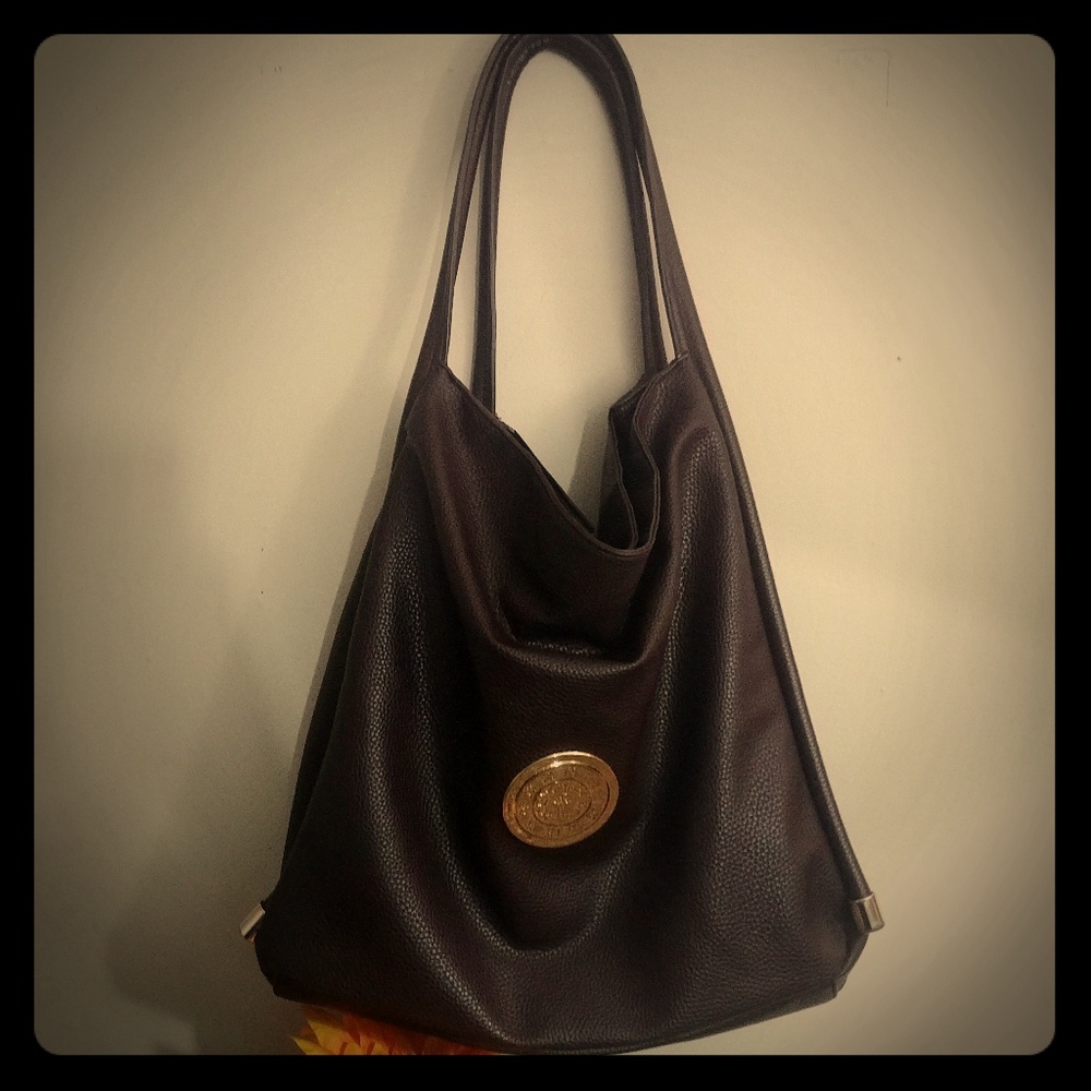 David Jones Paris Big Large Boho Shoulder Bag Faux